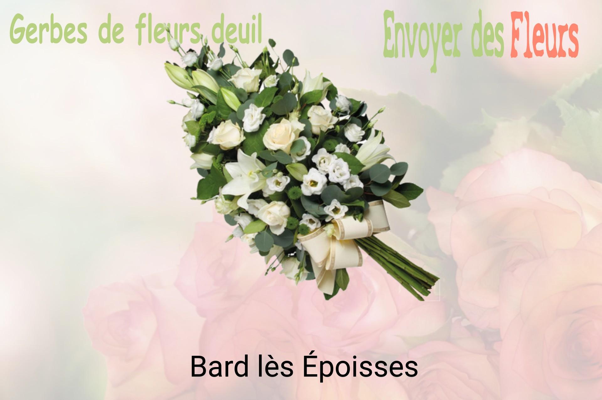 Gerbe de fleurs de deuil livrée à Bard-lès-Époisses